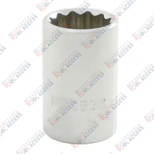 Dado cuadro de 1/2", 12 puntas, métrico, 23 mm, Surtek