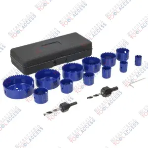 Alternative view of Juego de sierras cortacirculos, 15 piezas, Foy