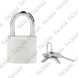 Alternative view of Candado de acero largo 38 mm, llave estándar, en caja, Lock