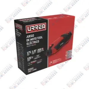 Juego de moto tool eléctrico 1/8" 200 W, 120 V, 175 piezas, Urrea