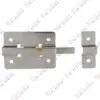 Pasador de sobreponer de barra cromo brillante 10 cm, Lock