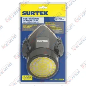Mascarilla respirador media cara 1 filtros, Surtek